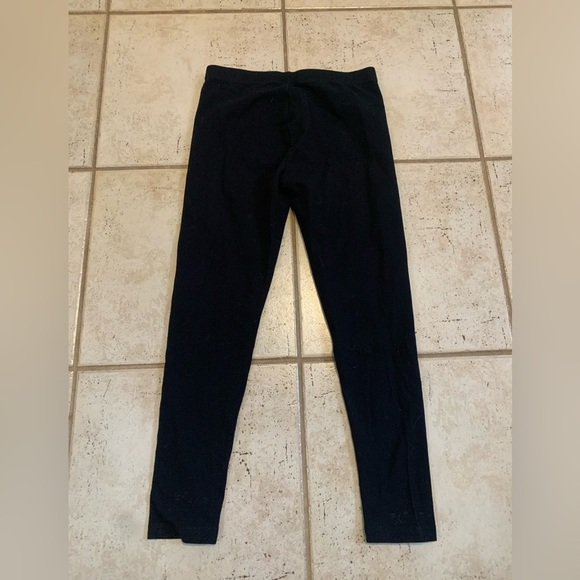 💜 Calvin Klein Jeans Girls Black Leggings L/G (10/12) - Picture 4 of 5